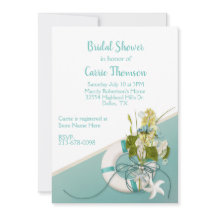 Ducha de novias con temática playera