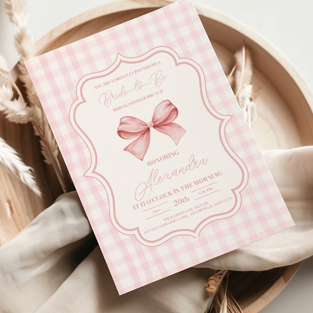 Invitación Ducha de novias de barba rosa suave (Subido por el creador)