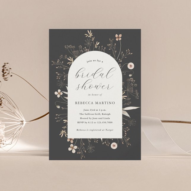 Invitación Ducha de novias de Boho Arch Wildflower (Subido por el creador)