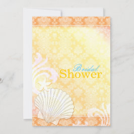 Invitación Ducha de novias de la Shell Sea de Verano