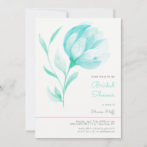 Ducha de novias de Peonies verde azulados