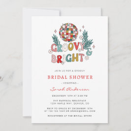 Invitación Ducha de novias de vacaciones retro