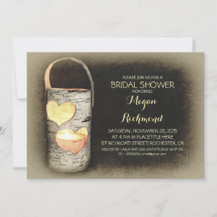Invitación Ducha de novias de vándalos rústicos