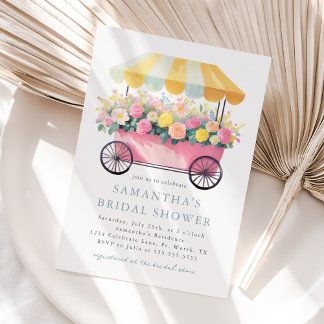 Invitación Ducha de novias en el mercado de las flores de pri