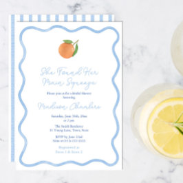 Invitación Ducha de novias en la costa minimalista de Amalfi