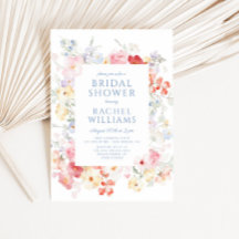 Ducha de novias en la flor suave pastel