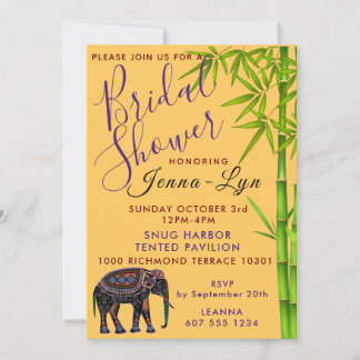 Invitación Ducha de novias en Tailandia