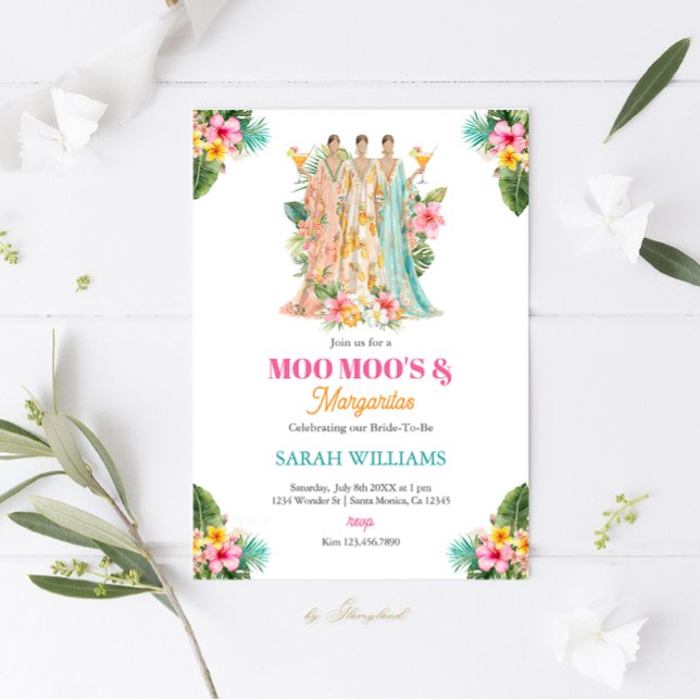 Invitación Ducha de novias Moo Moos & Margaritas (Subido por el creador)