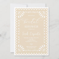 Ducha de novias Papel Picado