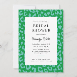 Invitación Ducha de novias para la impresión de animales de c
