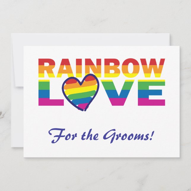 Invitación ¡Ducha de novias/para los Grooms! (Anverso)