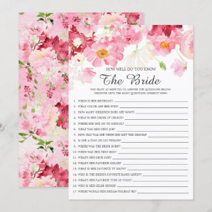 Invitación Ducha De Novias Qué Bien Conoce El Juego De Novia