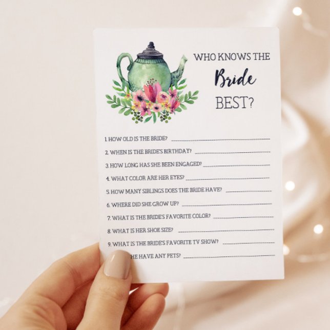 Invitación Ducha de novias que conoce a la novia como el mejo (Subido por el creador)