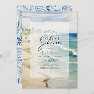 Invitación Ducha de novias Tropical Beach Ocean Sea