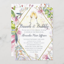 Ducha de novios en lirio rosado brunch y bubbly Gr