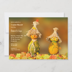 Invitación Ducha de Pareja de Calabazas