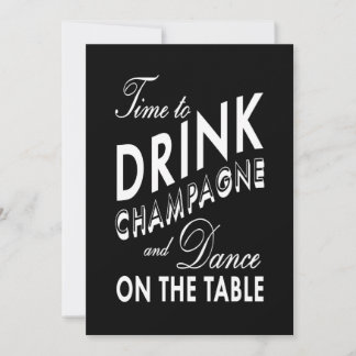 Invitación Ducha de pareja - Es hora de beber champán