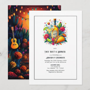 Invitación Ducha de Pareja Tacos & Tequila Fiesta Mexicana Di