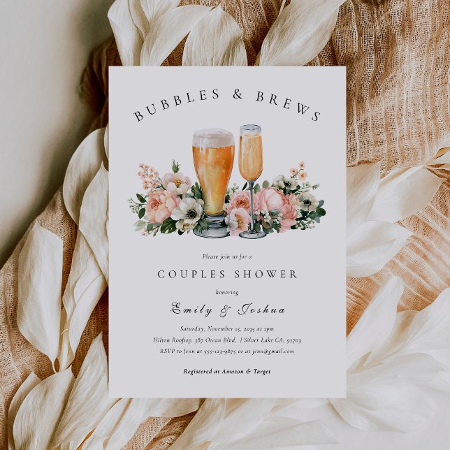 Invitación Ducha de parejas Burbujas y Cervezas (Subido por el creador)