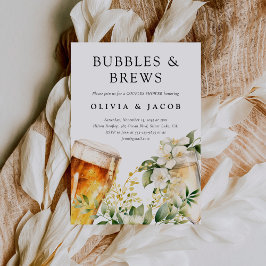 Invitación Ducha de parejas Burbujas y Cervezas