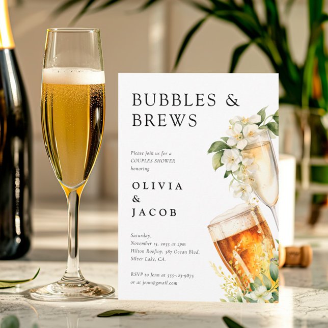 Invitación Ducha de parejas Burbujas y Cervezas (Subido por el creador)