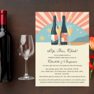 Invitación Ducha de Parejas con Burbujas y Cervezas al Estilo