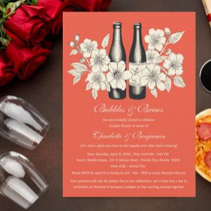 Invitación Ducha de Parejas con Burbujas y Cervezas Únicas