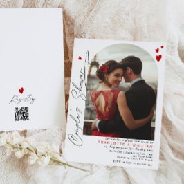 Invitación Ducha de parejas con foto moderna simple