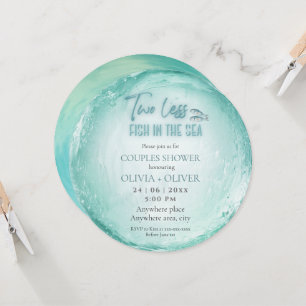 Invitación Ducha de parejas con tema de playa