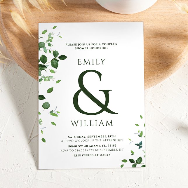 Invitación Ducha De Parejas Modernas (Subido por el creador)