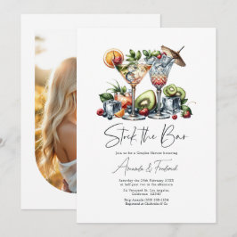 Invitación Ducha de parejas para abastecer el bar Foto