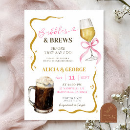 Invitación Ducha De Parejas Quirky De Mano