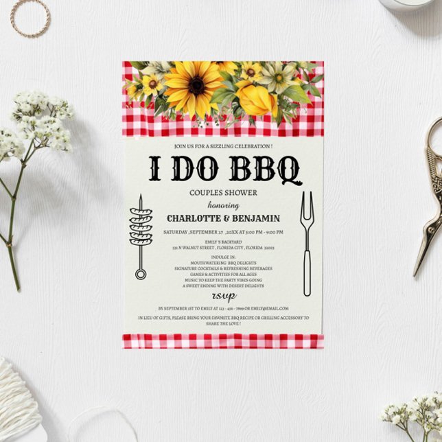 Invitación Ducha de parejas Rustic I DO BBQ (Subido por el creador)