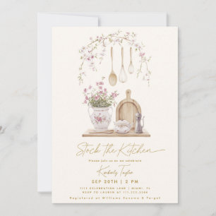 Invitación Ducha de Regalos para la Cocina Nupcial