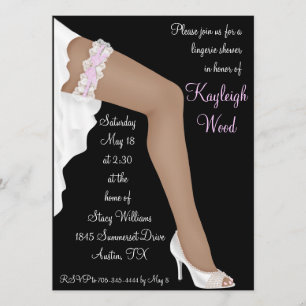 Invitación Ducha de ropa de novia de etnia personalizada