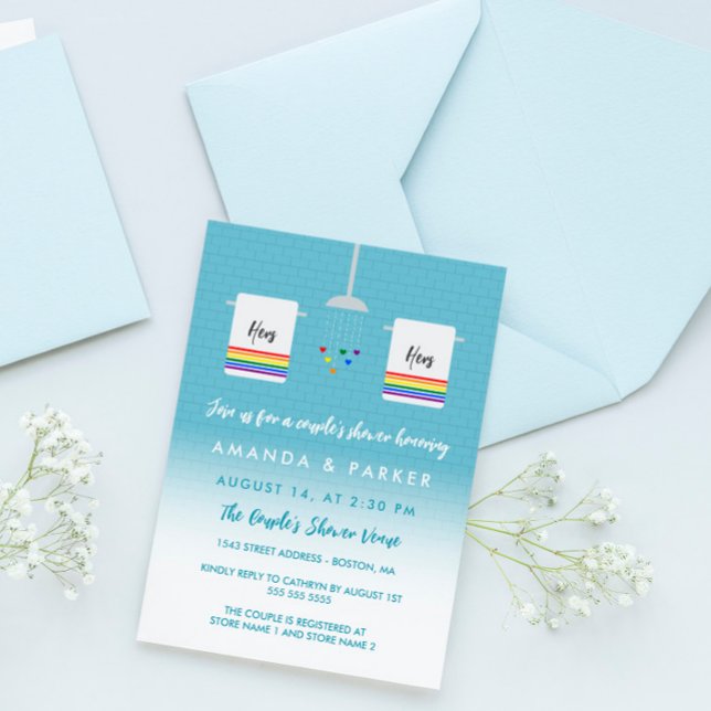 Invitación Ducha de su pareja lesbiana (Subido por el creador)