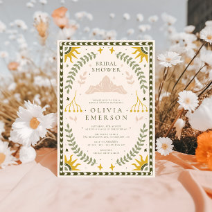 Invitación Ducha encantada de novias forestales