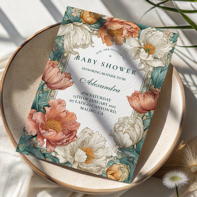 Invitación Ducha Floral Baby en Flor (Subido por el creador)