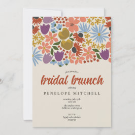 Invitación Ducha Floral Bridal Brunch