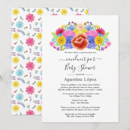 Invitación Ducha Floral Fiesta Española Floral