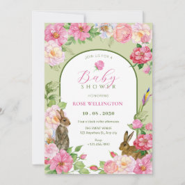 Invitación Ducha floral para bebé