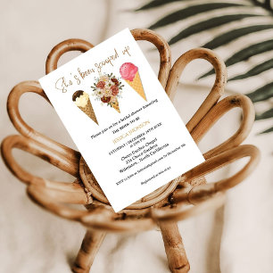 Invitación Ducha helada de novia que le han sacado.