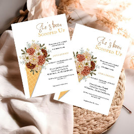 Invitación Ducha helada de novia que le han sacado.