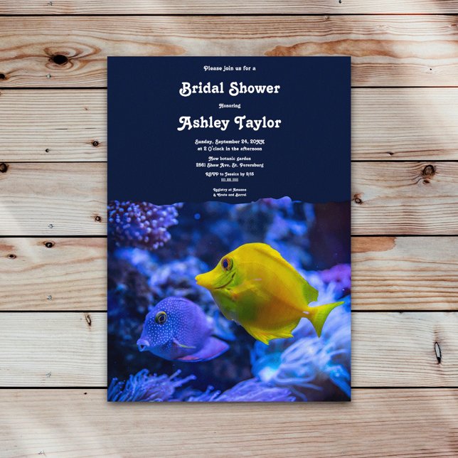 Invitación Ducha mareal marina submarina marina (Subido por el creador)