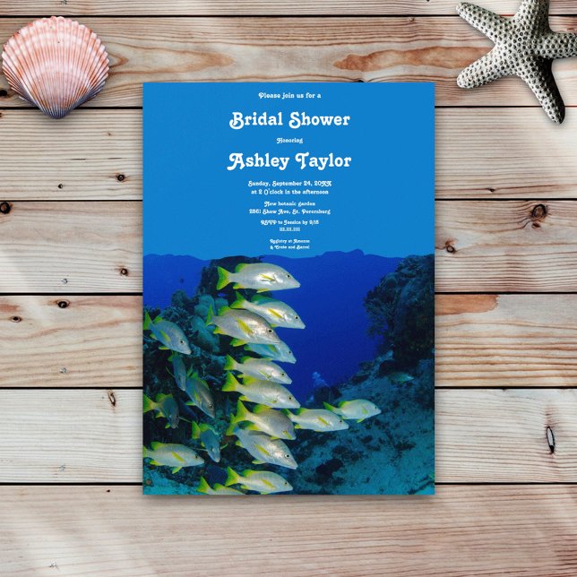 Invitación Ducha mareal marina submarina marina (Subido por el creador)