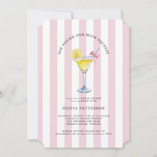 Invitación Ducha martini de solomillo de limón principal