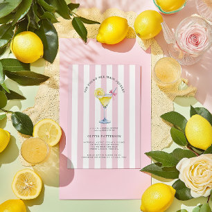Invitación Ducha martini de solomillo de limón principal