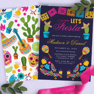 Invitación Ducha matrimonial de Fiesta Mexicana