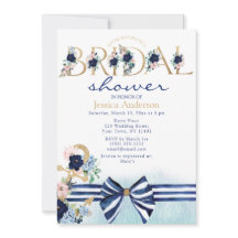 Ducha Náutica Real Azul y Dorada Bridal