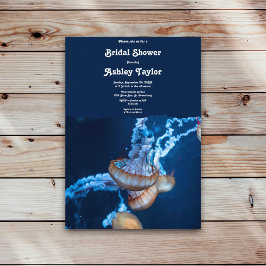 Invitación Ducha Nautical Bridal De La Marina Deportiva